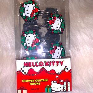 New Hello Kitty shower curtain hooks